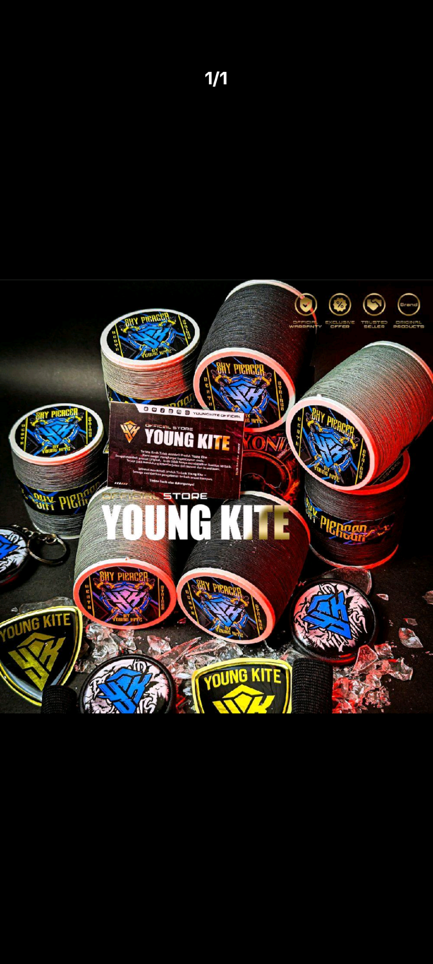 Gelasan Matot SKY PIERCER By Young Kite  Kasar Tajam Untuk main tarik dan jepret