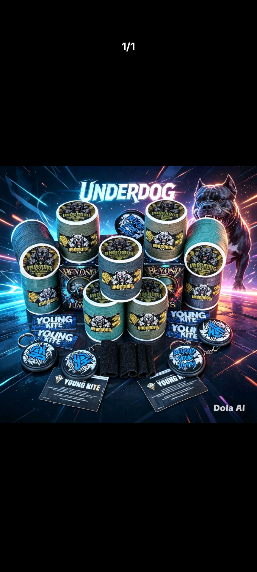 Gelasan UNDERDOG Matot Abu import Tekstur Halus Berasa Cocok untuk Pemain Tarik Dan Jepret