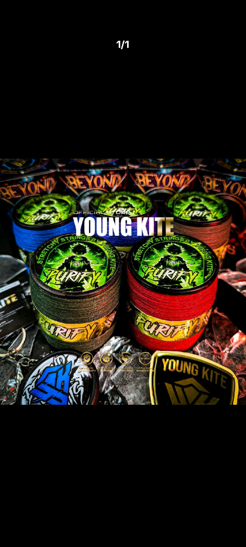 Gelasan Spesial Uluran PURIFY Original by Young Kite Kasar Garang Tajam 2000Yard(SUPER TAJAM)